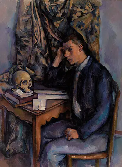 Young Man and Skull Paul Cezanne